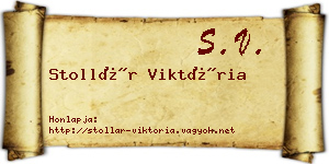 Stollár Viktória névjegykártya