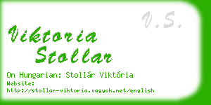viktoria stollar business card